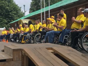 Председатель избирательной комиссии Нижегородской области в качестве Почетного гостя посетила открытую тренировку в спортивно-реабилитационном лагере для людей с инвалидностью.
