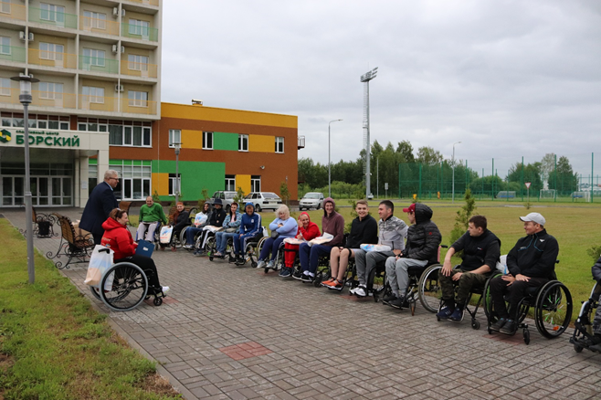 An outreach sports and rehabilitation camp for training in the use of an active wheelchair "Center for Active Life" is being held in the Nizhny Novgorod Region