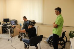 Virtual Reality und Curling im Freien